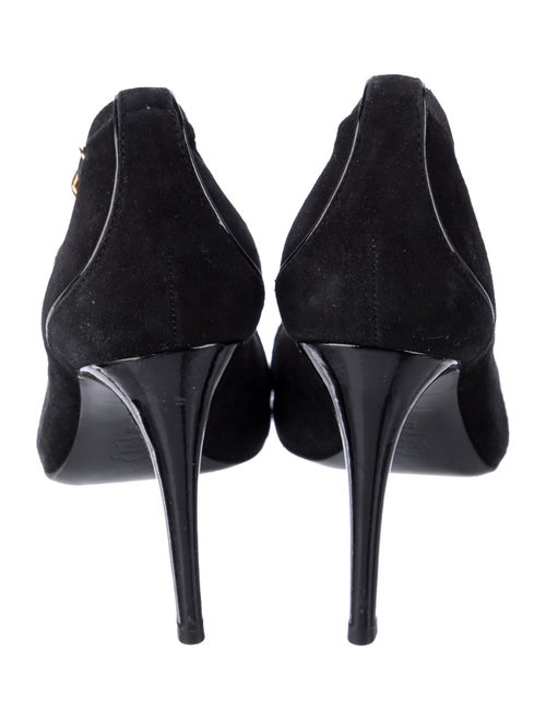 Tory Burch Suede Animal Print Pumps