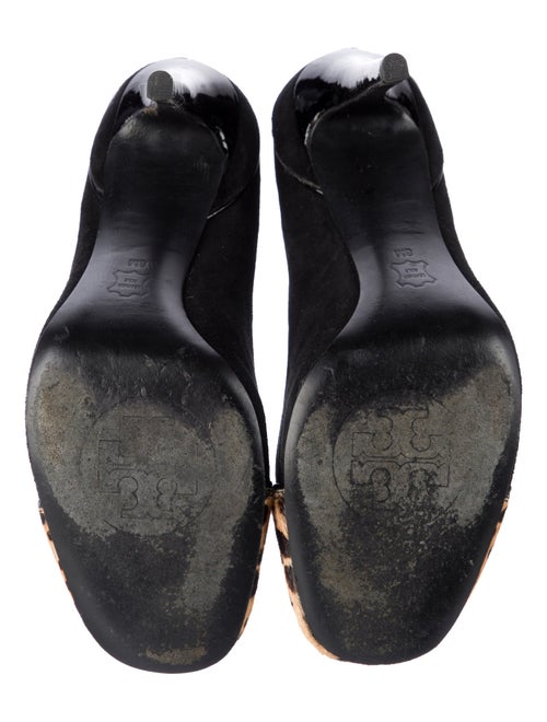 Tory Burch Suede Animal Print Pumps