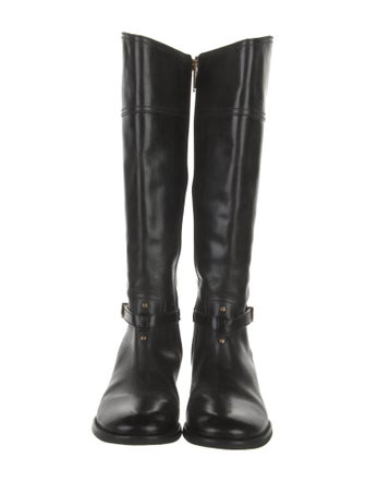 Tory Burch Leather Riding Boots