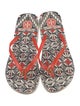 Tory Burch PVC Printed Flip Flops