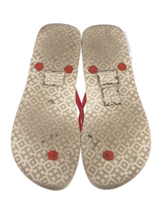 Tory Burch PVC Printed Flip Flops