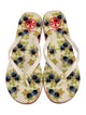 Tory Burch Rubber Printed Flip Flops