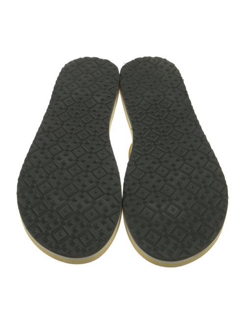Tory Burch Signature Logo Rubber Flip Flops