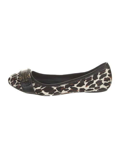 Tory Burch Ponyhair Animal Print Ballet Flats