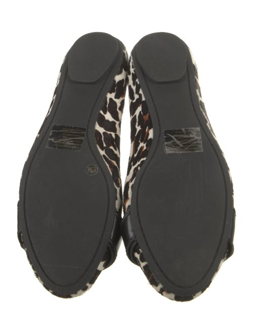Tory Burch Ponyhair Animal Print Ballet Flats