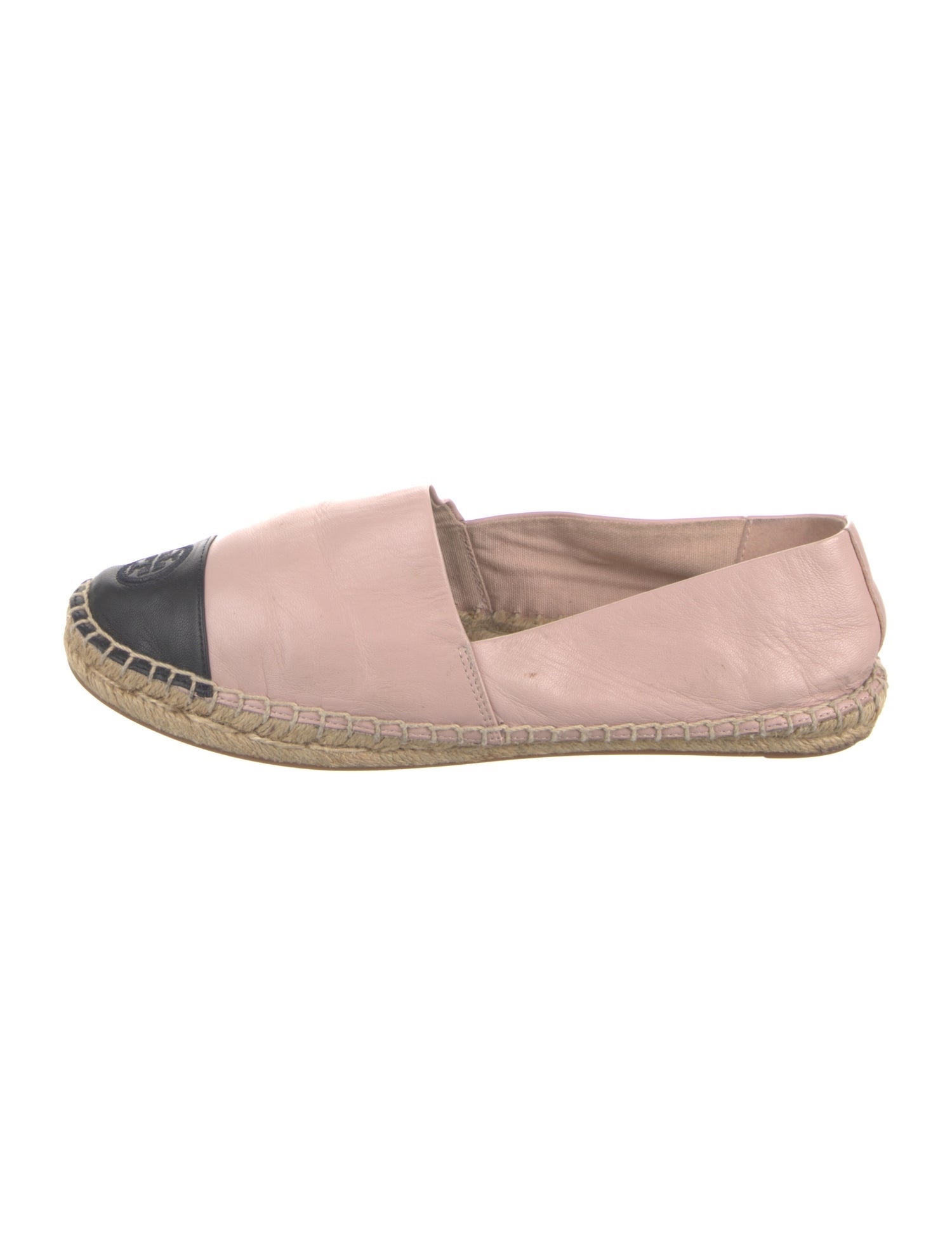 Tory Burch Leather Colorblock Pattern Espadrilles