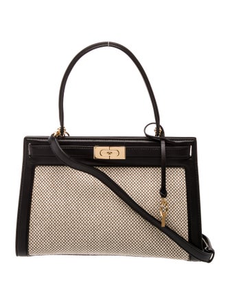 Tory Burch Canvas Top Handle Bag