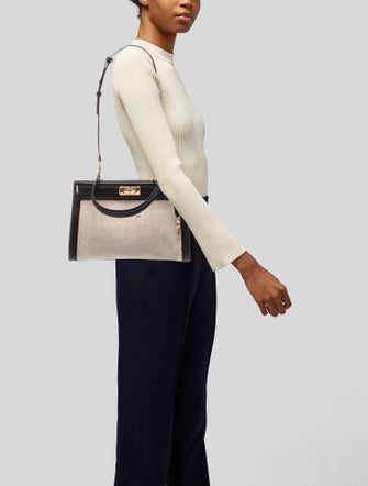 Tory Burch Canvas Top Handle Bag