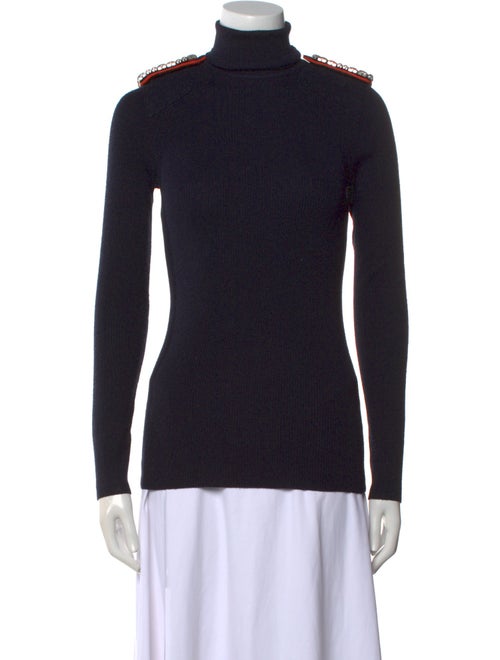 Tory Burch Merino Wool Turtleneck Sweater