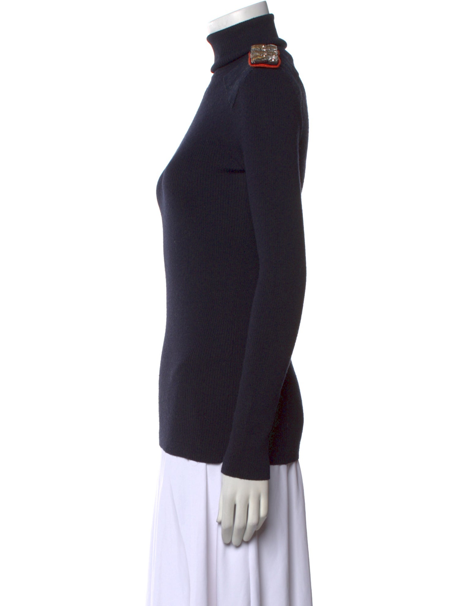 Tory Burch Merino Wool Turtleneck Sweater