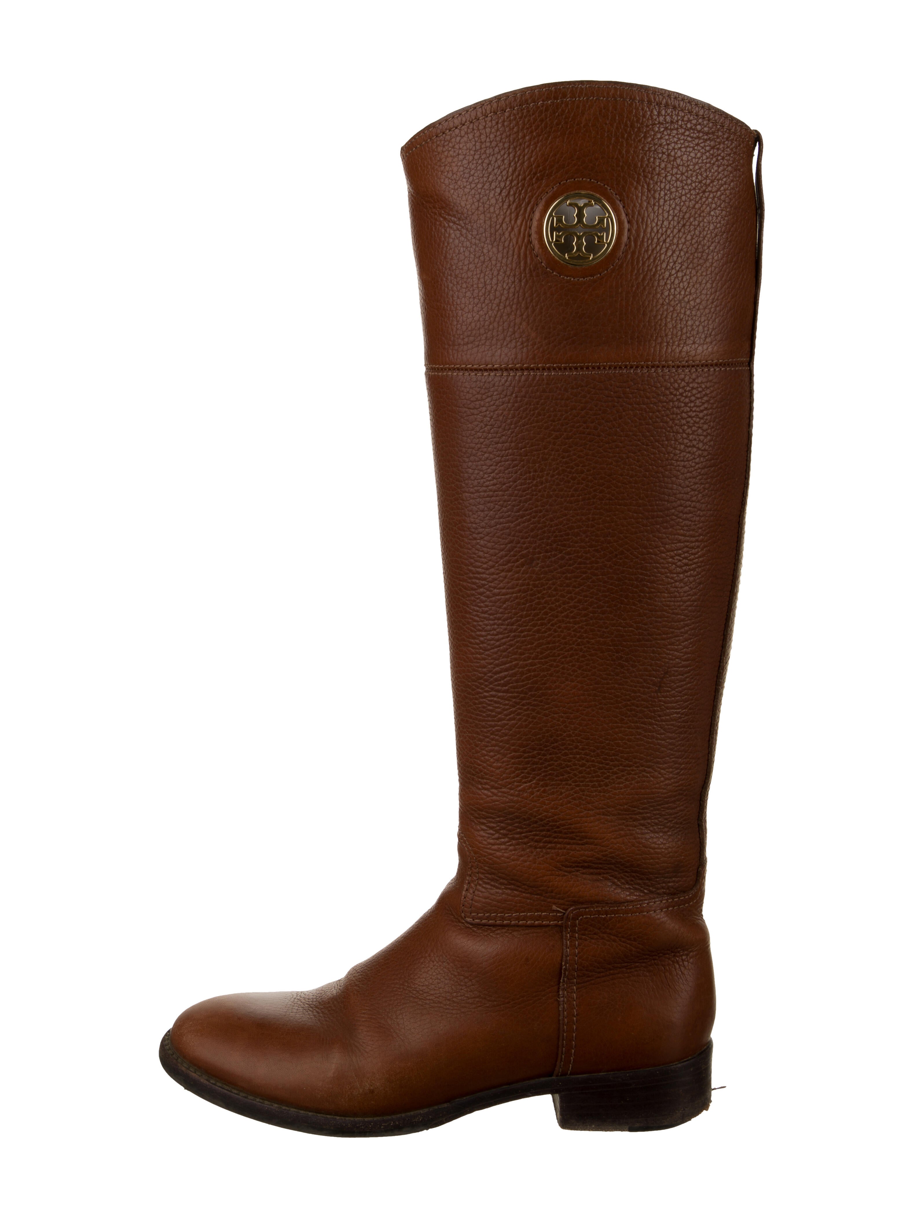 Tory Burch Leather Riding Boots