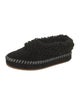 Tory Burch Suede Fur Trim Flats