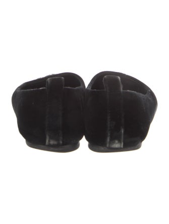 Tory Burch Velvet Crystal Embellishments Flats