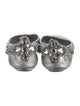 Tory Burch Leather Crystal Embellishments Ballet Flats