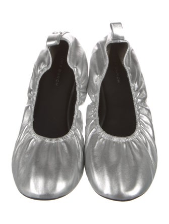 Tory Burch Leather Printed Ballet Flats