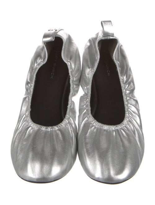 Tory Burch Leather Printed Ballet Flats