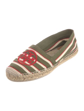 Tory Burch Canvas Striped Espadrilles