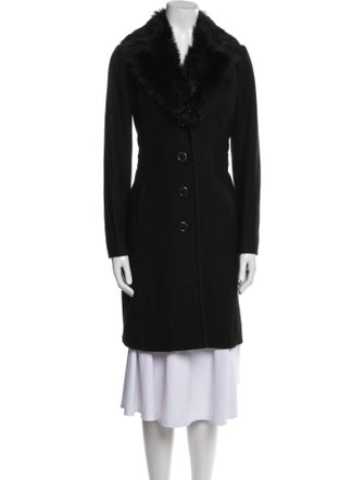 Tory Burch Wool Fur Coat