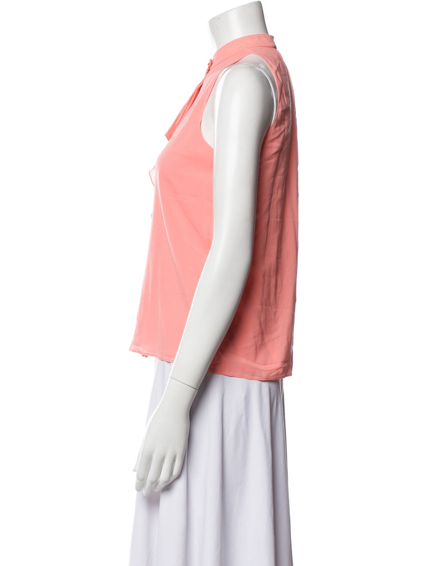 Tory Burch Silk Halterneck Crop Top