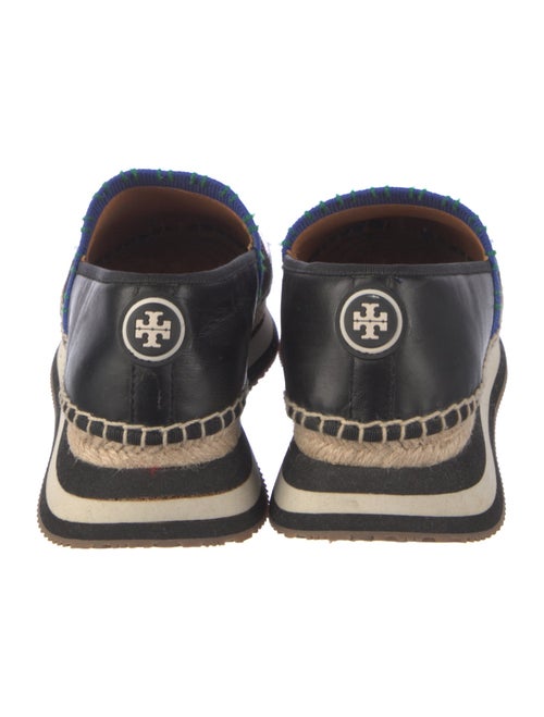 Tory Burch Leather Floral Print Espadrilles