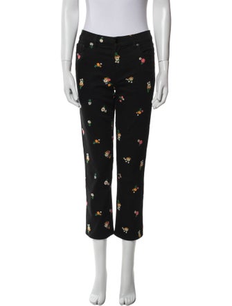 Tory Burch Printed Wide Leg Pants