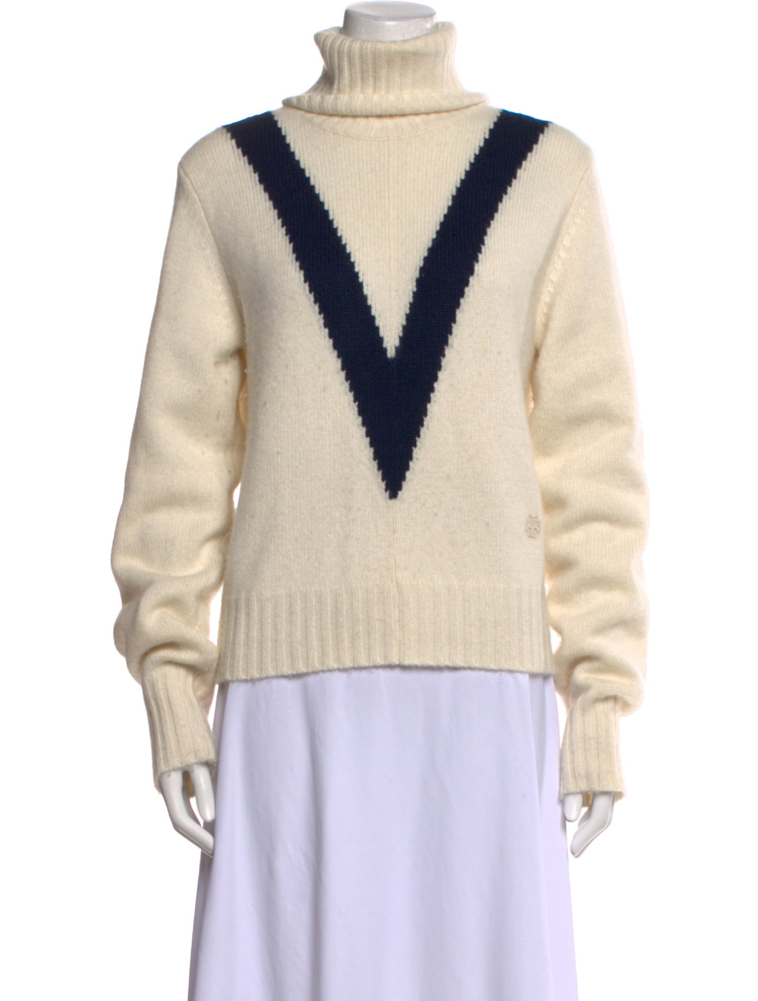 Tory Sport Cashmere Striped Sweater