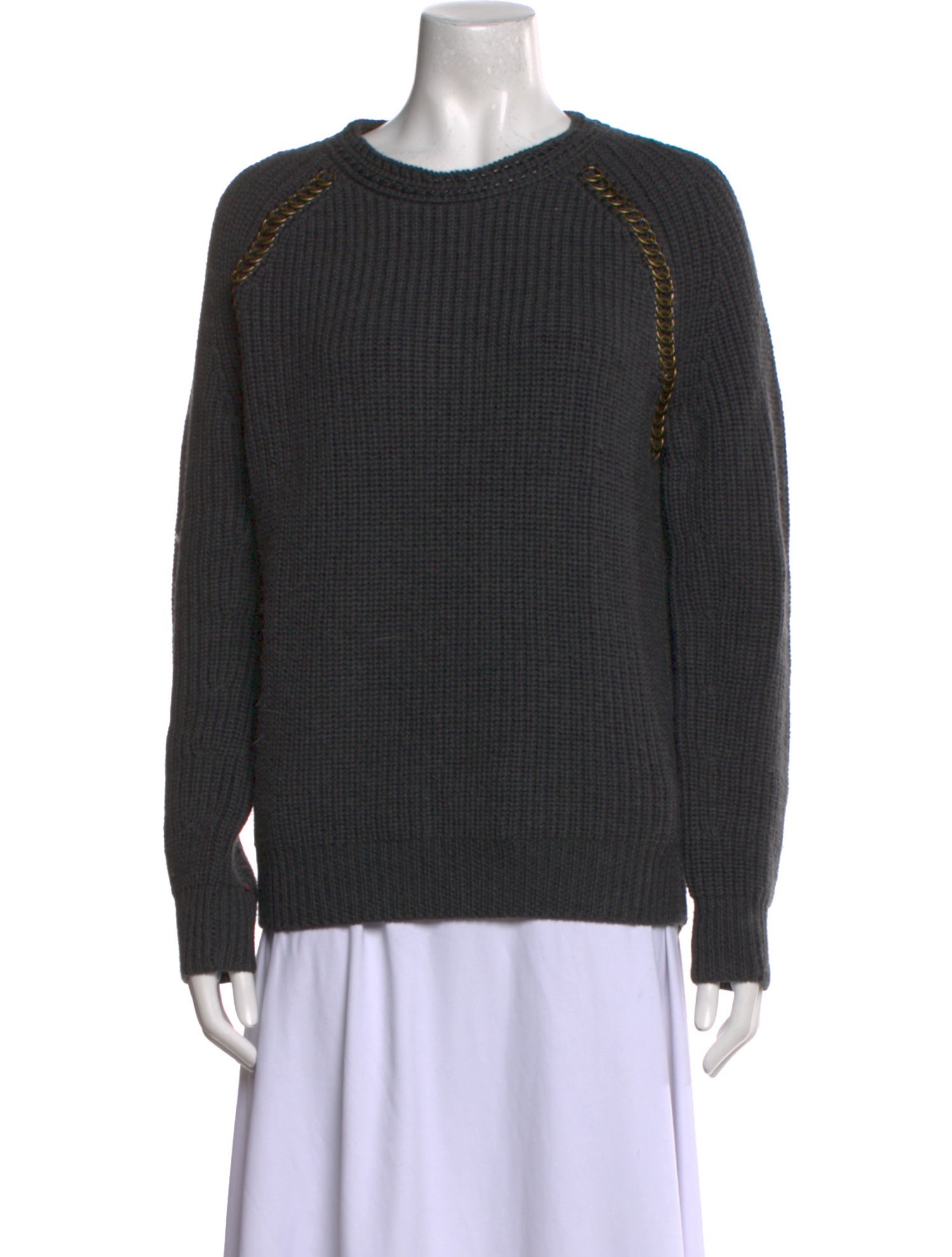 Tory Burch Wool Crew Neck Sweater