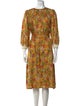 Tory Burch Silk Midi Length Dress