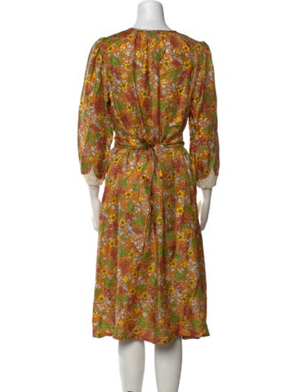 Tory Burch Silk Midi Length Dress