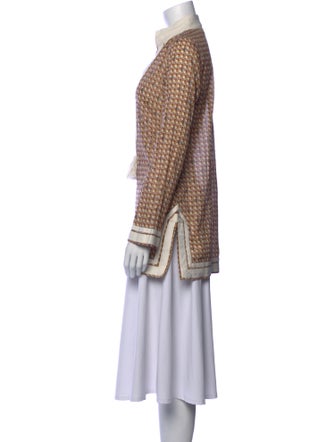 Tory Burch Printed V-Neck Tunic