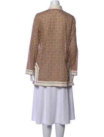 Tory Burch Printed V-Neck Tunic