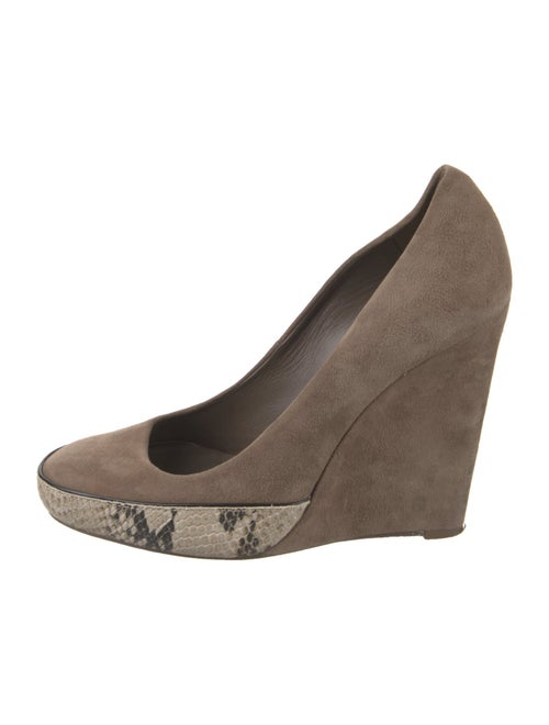 Tory Burch Suede Animal Print Pumps