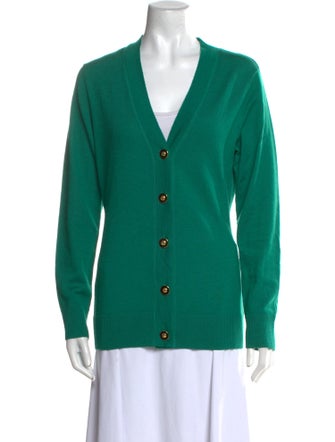 Tory Burch Merino Wool V-Neck Sweater