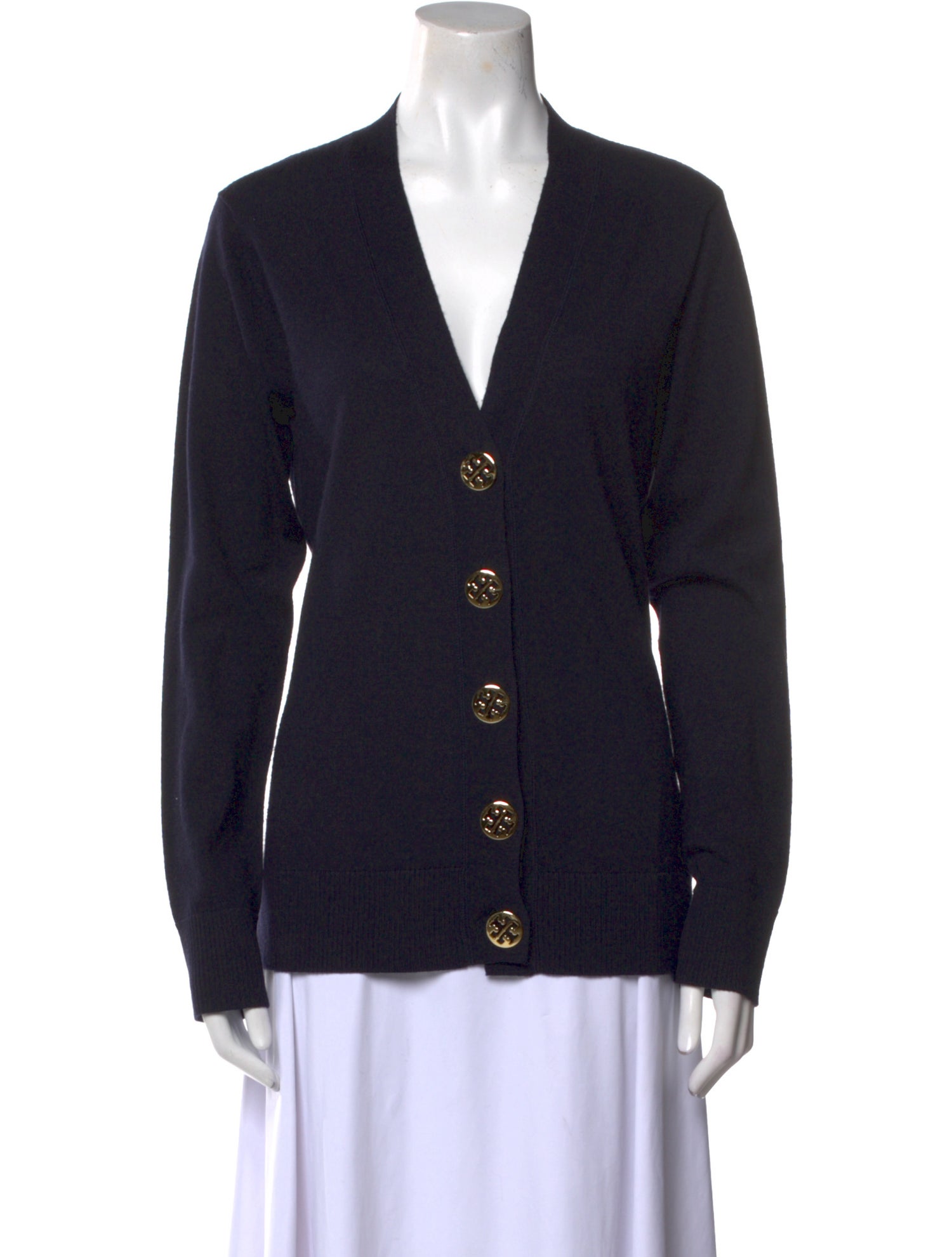 Tory Burch Wool V-Neck Sweater