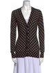 Tory Burch Merino Wool Printed Tunic
