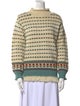 Tory Burch Wool Striped Sweater