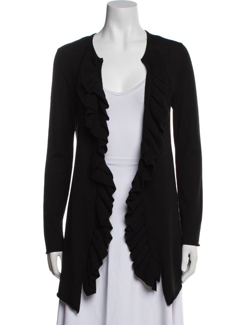 Tory Burch Merino Wool Open Front Sweater