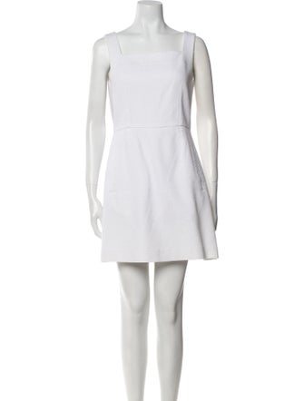 Tory Burch Square Neckline Mini Dress