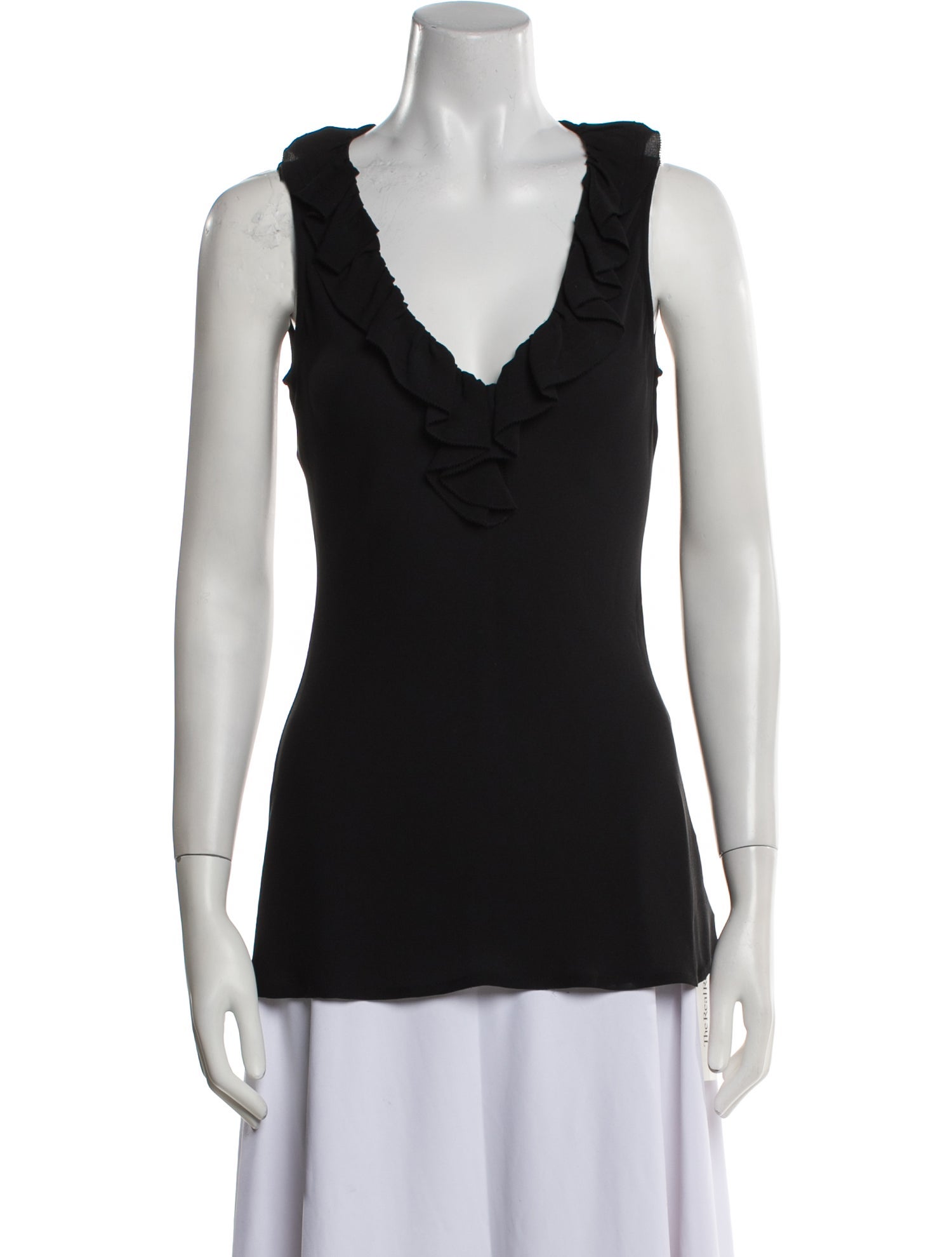 Tory Burch Silk V-Neck Top