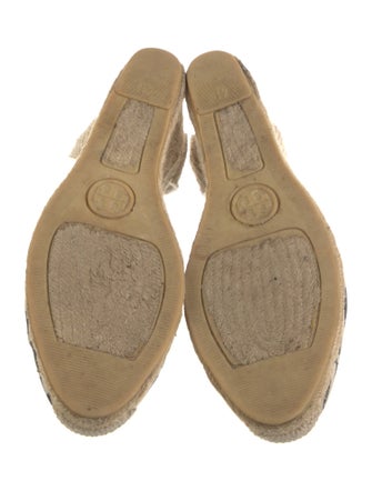 Tory Burch Canvas Printed D'Orsay Pumps