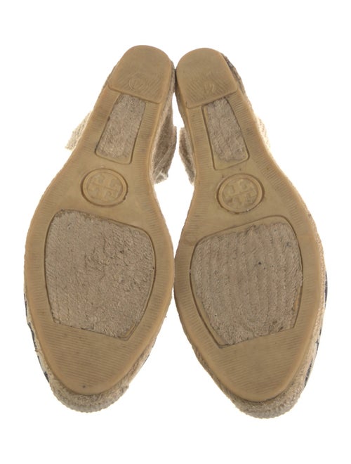 Tory Burch Canvas Printed D'Orsay Pumps