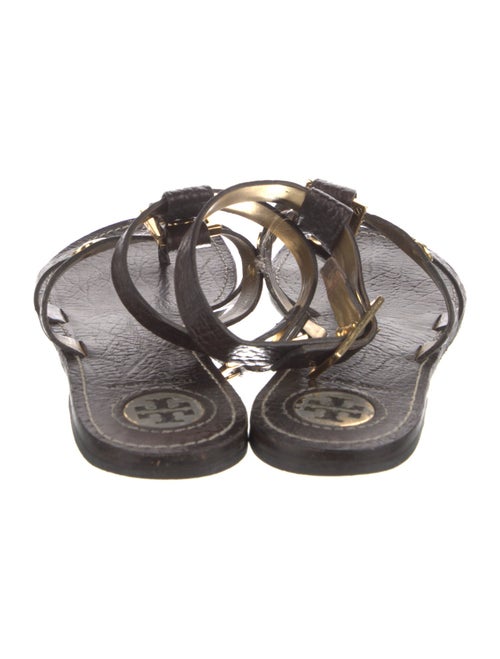 Tory Burch Leather Studded Accents Gladiator Sandals
