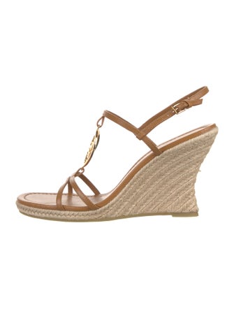 Tory Burch Leather T-Strap Sandals