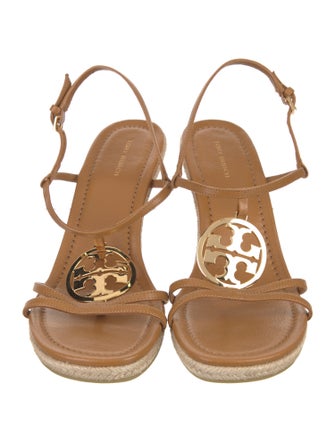 Tory Burch Leather T-Strap Sandals