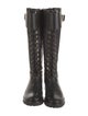 Tory Burch Leather Combat Boots