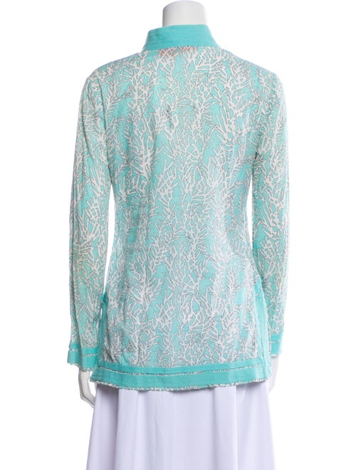 Tory Burch Paisley Print V-Neck Tunic