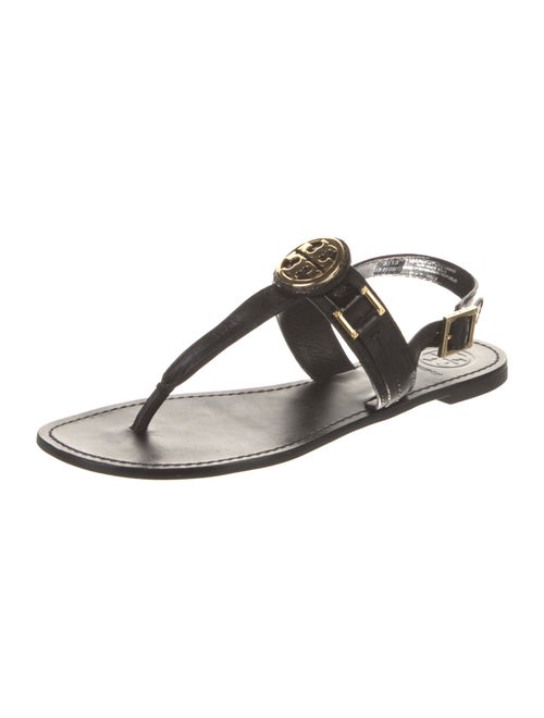 Tory Burch Leather T-Strap Sandals