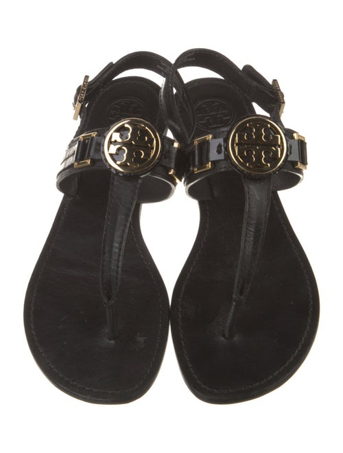 Tory Burch Leather T-Strap Sandals