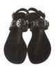 Tory Burch Leather T-Strap Sandals