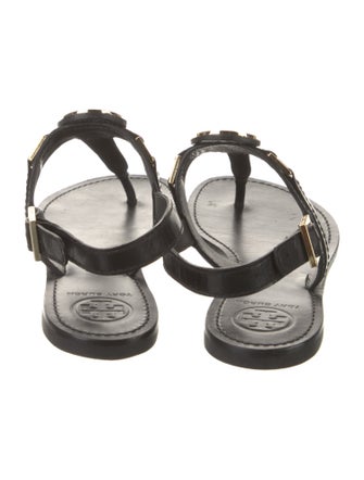 Tory Burch Leather T-Strap Sandals